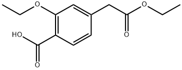 Benzeneacetic acid, 4-carboxy-3-ethoxy-, 1-ethyl ester