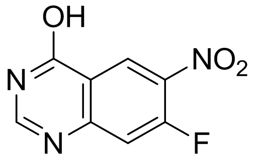 7-FLUORO-6-NITRO-4-HYDROXY-QUINAZOLINE