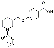 1-piperidinecarboxylic acid, 3-[(4-carboxyphenoxy)methyl]-