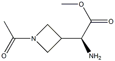 3-Azetidineacetic acid, 1-acetyl-alpha-amino-, methyl ester, (alphaS)-