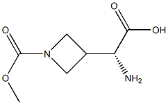 3-Azetidineacetic acid, alpha-amino-1-(methoxycarbonyl)-, (alphaR)-