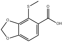1,3-Benzodioxole-5-carboxylic acid, 4-(methylthio)-