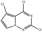 Pyrrolo[2,1-f][1,2,4]triazine, 2,4,5-trichloro-