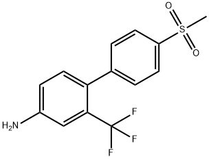 4-(4-Methylsulfonylphenyl)-3-(trifluoromethyl)aniline