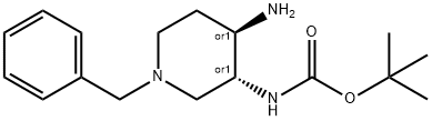 (trans-)tert-butyl  4-amino-1-benzylpiperidin-3-ylcarbamate