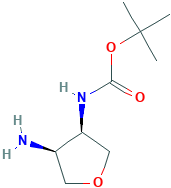 rel-(叔丁基((3S,4R)-4-氨基四氢呋喃-3-基)氨基甲酸酯)