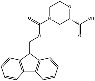 2,4-Morpholinedicarboxylic acid, 4-(9H-fluoren-9-ylmethyl) ester, (2S)-