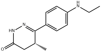 3(2H)-Pyridazinone, 6-[4-(ethylamino)phenyl]-4,5-dihydro-5-methyl-, (5R)-