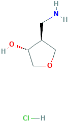 (3R,4S)-rel-4-(氨基甲基)四氢呋喃-3-醇盐酸盐