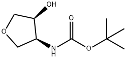 Carbamic acid,  N -[(3 S ,4 S )-tetrahydro-4- hydroxy-3-furanyl]-, 1,1-dimethylethyl ester