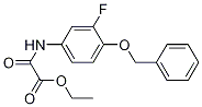Acetic acid, 2-[[3-fluoro-4-(phenylMethoxy)phenyl]aMino]-2-oxo-, ethyl ester