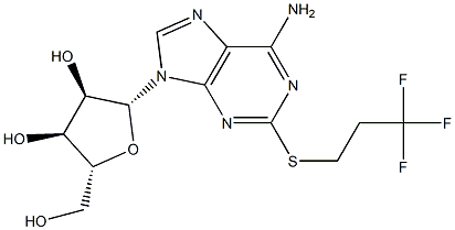 (2R,3R,4S,5R)-2-(6-aMino-2-(3,3,3-trifluoropropylthio)-9H-purin-9-yl)-5-(hydroxyMethyl)tetrahydrofuran-3,4-diol