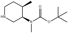 Carbamic acid, N-methyl-N-[(3R,4R)-4-methyl-3-piperidinyl]-, 1,1-dimethylethyl ester