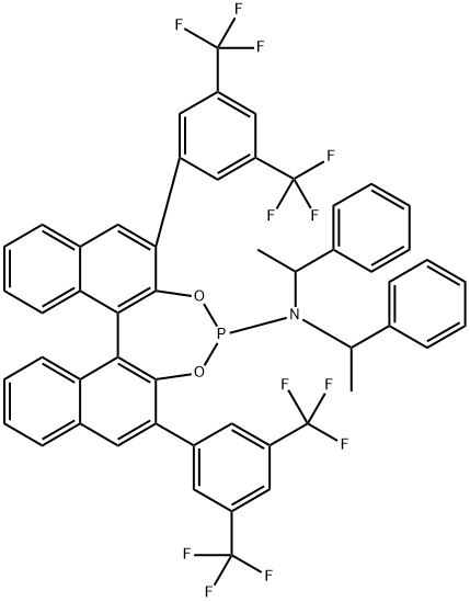 (11bS)-2,6-双[3,5-双(三氟甲基)苯基]-N,N-双[(1R)-1-苯基乙基]-二萘并[2,1-d:1',2'-f][1,3,2]二氧杂膦-4-胺