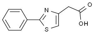 2-(2-phenyl-4-thiazolyl)acetic acid