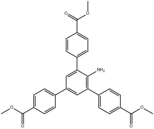 2'-氨基-5'-(4-(甲氧羰基)苯基)-[1,1':3',1''-三联苯]-4,4''-二羧酸二甲酯