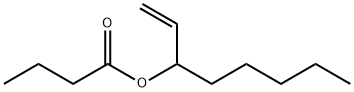 butanoicacid,1-ethenylhexylester