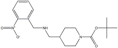 tert-butyl 4-(((2-nitrobenzyl)amino)methyl)piperidine-1-carboxylate