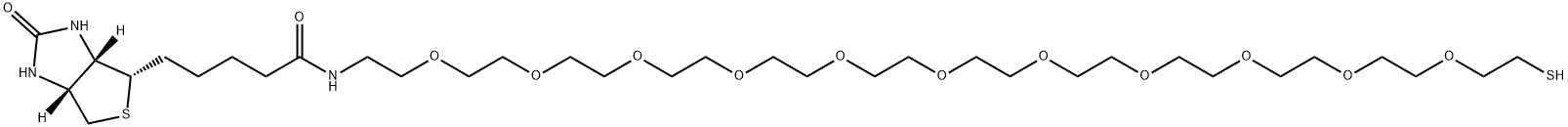 1H-Thieno[3,4-d]imidazole-4-pentanamide, hexahydro-N-(35-mercapto-3,6,9,12,15,18,21,24,27,30,33-undecaoxapentatriacont-1-yl)-2-oxo-, (3aS,4S,6aR)-