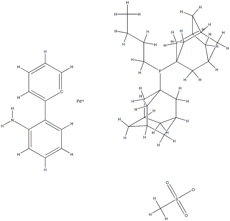 (二(1-金刚烷基)丁基膦基)-2-(2′-氨基-1,1′-联苯基)]钯(II)甲磺酸酯