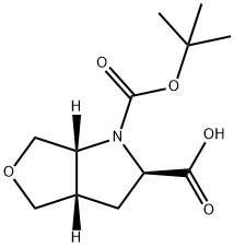 (2R,3aS,6aR)-1-tert-butoxycarbonyl-2,3,3a,4,6,6a-hexahydrofuro[3,4-b]pyrrole-2-carboxylic acid