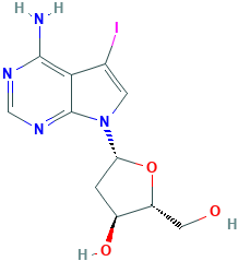 7-(2-Deoxy-beta-D-erythro-pentofuranosyl)-5-iodo-7H-pyrrolo[2,3-d]pyrimidin-4-amine
