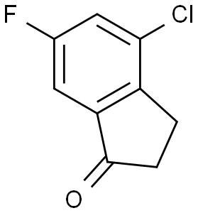 4-chloro-6-fluoro-2,3-dihydro-1H-inden-1-one