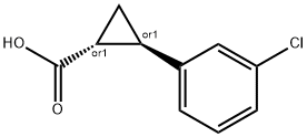 反式-2-(3-氯苯基)环丙烷甲酸