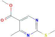 4-甲基-2-(甲基硫代)嘧啶-5-羧酸甲酯