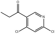 1-Propanone, 1-(4,6-dichloro-3-pyridinyl)-