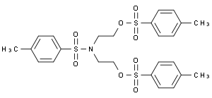 N,N-bis[2-(tosyloxy)ethyl]toluene-4-sulfonamide