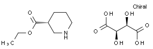 Ethyl (R)-Nipecotate L-Tartrate(R)-Nipecotic Acid Ethyl Ester L-Tartrate(R)-3-Piperidinecarboxylic Acid Ethyl Ester L-Tartrate