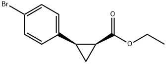 Cyclopropanecarboxylic acid, 2-(4- bromophenyl)-, ethyl ester, (1S,2R)-