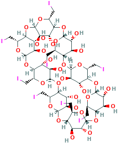 6A,6B,6C,6D,6E,6F,6G,6H-Octadeoxy-6A,6B,6C,6D,6E,6F,6G,6H-octaiodo-γ-cyclodextrin