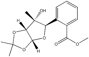 3-C-甲基-1,2-O-(异丙亚基)-ALPHA-D-呋喃核糖 5-苯甲酸酯