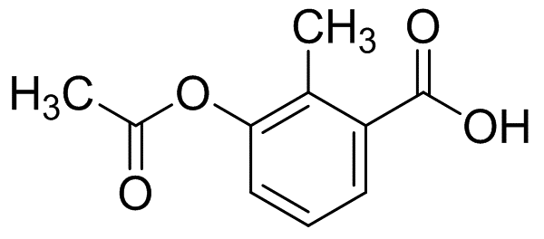 2-methyl-3-acetoxy benzoic acid
