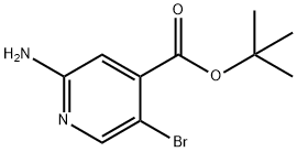 4-PYRIDINECARBOXYLIC ACID, 2-AMINO-5-BROMO-, 1,1-DIMETHYLETHYL ESTER