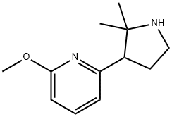 Pyridine, 2-(2,2-dimethyl-3-pyrrolidinyl)-6-methoxy-