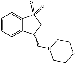 Morpholine, 4-[(1,1-dioxidobenzo[b]thien-3(2H)-ylidene)methyl]-