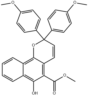 methyl 6-hydroxy-2,2-bis(4-methoxyphenyl)-2H-benzo[h]chromene-5-carboxylate