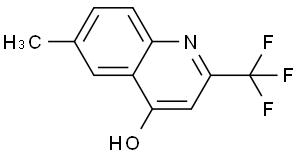 6-Methyl-2-(trifluoromethyl)quinolin-4-ol, 4-Hydroxy-6-methyl-2-(trifluoromethyl)-1-azanaphthalene