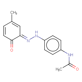 N-{4-[(2E)-2-(3-Methyl-6-oxo-2,4-cyclohexadien-1-ylidene)hydrazino]phenyl}acetamide
