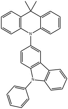 9,10-Dihydro-9,9-dimethyl-10- (9-phenyl-9H-carbazol-3-yl)-acridine