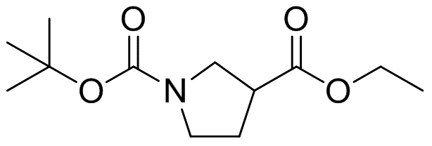 1-tert-butyl 3-ethylpyrrolidine-1,3-dicarboxylate