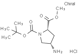 (2S,4S)-N-BOC-4-AMINO-L-PROLINE METHYL ESTER HYDROCHLORIDE SALT