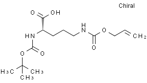 N-叔丁氧羰基-N'-[(烯丙氧基)羰基]-L-鸟氨酸