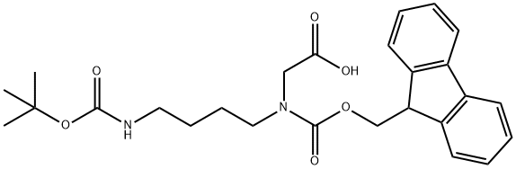 N-芴甲氧羰基-N-(4-叔丁氧羰基氨基丁基)甘氨酸