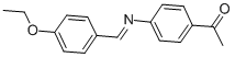 1-[4-[(4-ethoxyphenyl)methylideneamino]phenyl]ethanone