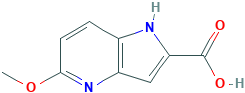 1H-Pyrrolo[3,2-b]pyridine-2-carboxylic acid, 5-methoxy-
