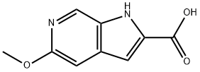 1H-Pyrrolo[2,3-c]pyridine-2-carboxylic acid, 5-methoxy-